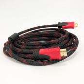 Кабель посилений 5м перехідник адаптер HDMI-HDMI тато-тато аудіо відео шнур в обмотці. Зображення №8