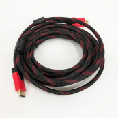 Кабель посилений 5м перехідник адаптер HDMI-HDMI тато-тато аудіо відео шнур в обмотці. Зображення №14