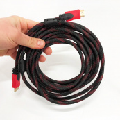 Кабель посилений 5м перехідник адаптер HDMI-HDMI тато-тато аудіо відео шнур в обмотці. Зображення №15