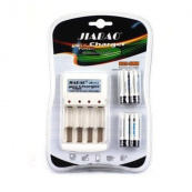 Зарядное устройство для аккумуляторов АА и ААА, Jiabao JB-212 + 4 аккумулятора ААА. Изображение №6