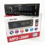 Автомагнітола MP3 3888 ISO 1DIN FM тюнер 4х50W сенсорний дисплей чорний, Bluetooth bluetooth магнітола. Зображення №10