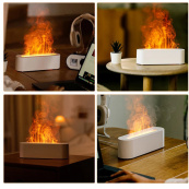 Зволожувач повітря – арома дифузор Diffuser А3 з пультом, ультразвуковий зволожувач з ефектом полум'я. Зображення №2