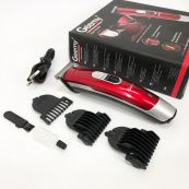 Машинка для стрижки волос Gemei GM-6046, Машинка для стрижки волос и бритья. Цвет: красный. Изображение №6 Машинка для стрижки волос Gemei GM-6046, Машинка для стрижки волос и бритья. Цвет: красный. Изображение №6