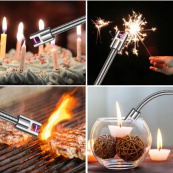Запальничка електрична BBQ Lighter імпульсна плазмова вітрозахисна USB запальничка для газової плити. Зображення №4 Запальничка електрична BBQ Lighter імпульсна плазмова вітрозахисна USB запальничка для газової плити. Зображення №4