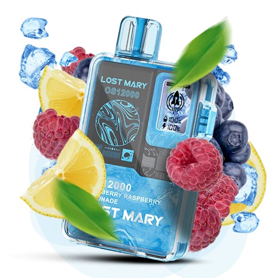 Lost Mary OS12000. Чорниця Малина Лимонад (Blueberry Raspberry Lemonade) Lost Mary OS12000. Чорниця Малина Лимонад (Blueberry Raspberry Lemonade)
