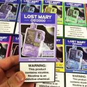 Lost Mary OS12000. Виноград Лимон (Grape Lemon Ice). Зображення №2 Lost Mary OS12000. Виноград Лимон (Grape Lemon Ice). Зображення №2