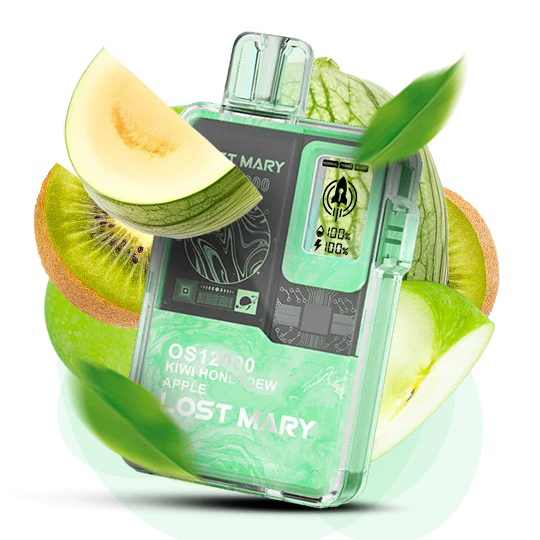 Lost Mary OS12000. Ківі Диня Яблуко (Kiwi Honeydew Apple) Lost Mary OS12000. Ківі Диня Яблуко (Kiwi Honeydew Apple)
