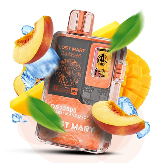 Lost Mary OS12000. Персик Манго (Peach Mango Ice) Lost Mary OS12000. Персик Манго (Peach Mango Ice)