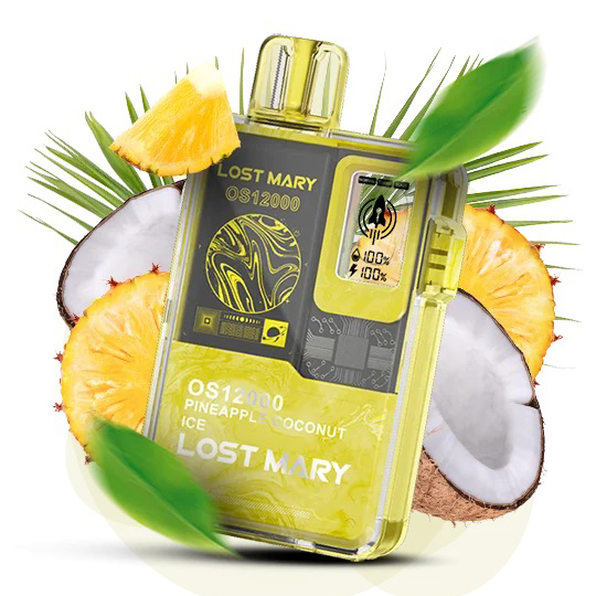 Lost Mary OS12000. Ананас Кокос (Pineapple Coconut Ice) Lost Mary OS12000. Ананас Кокос (Pineapple Coconut Ice)