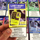 Lost Mary OS12000. Ананас Кокос (Pineapple Coconut Ice). Зображення №2 Lost Mary OS12000. Ананас Кокос (Pineapple Coconut Ice). Зображення №2