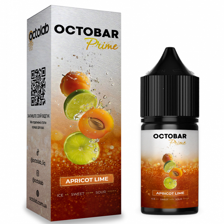 Набір для самозамішування Octobar Prime 30 мл. Абрикос лайм (Apricot Lime) Набір для самозамішування Octobar Prime 30 мл. Абрикос лайм (Apricot Lime)