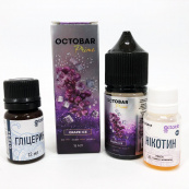 Набор для самозамеса Octobar Prime 30 мл. Виноград (Grape Ice). Зображення №2 Набор для самозамеса Octobar Prime 30 мл. Виноград (Grape Ice). Зображення №2