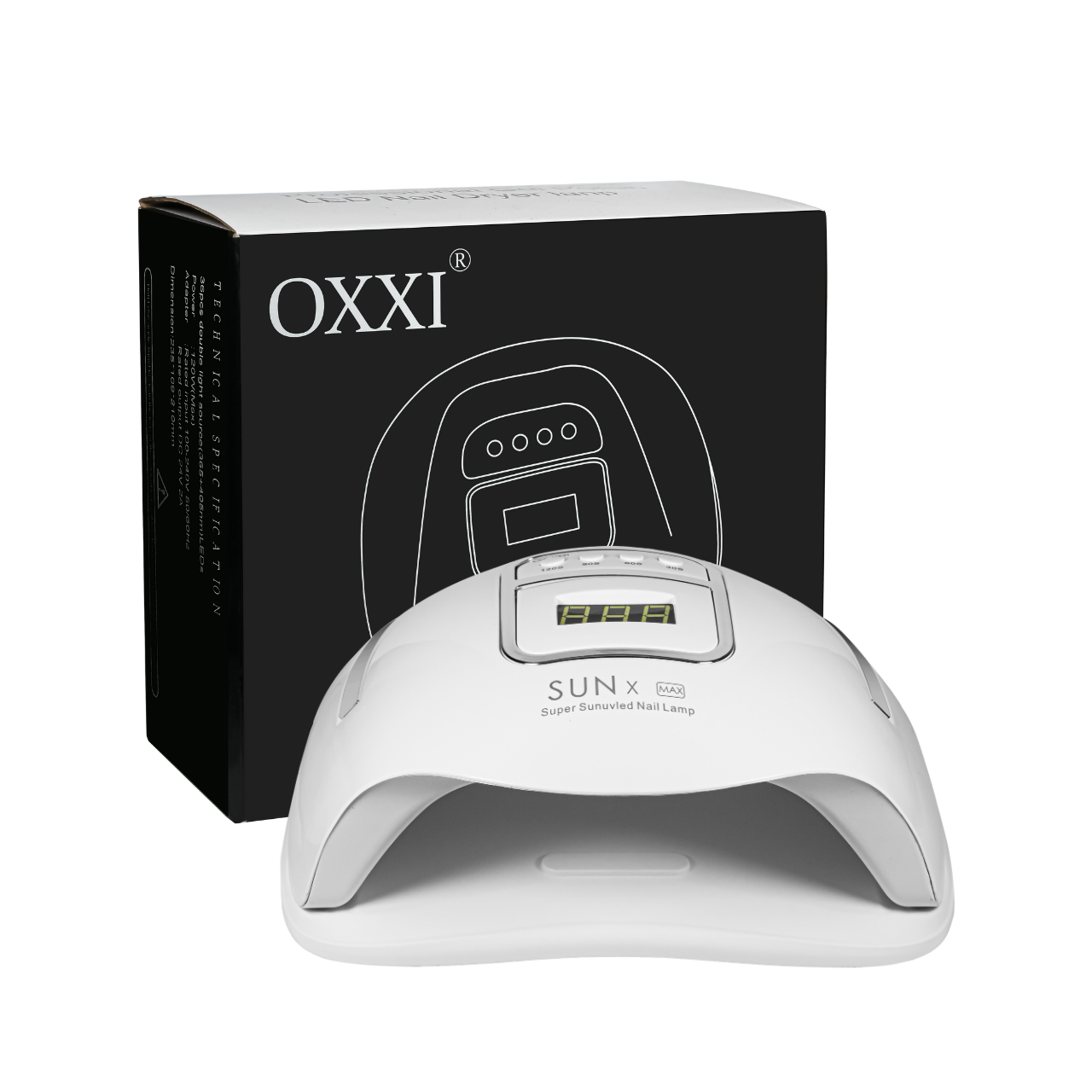 Лампа для гель-лаку та білдер-гелю OXXI Sun X UV+LED 168 W Лампа для гель-лаку та білдер-гелю OXXI Sun X UV+LED 168 W