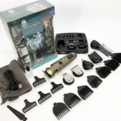 Набір для стрижки VGR 6 в 1 V-095, 16 насадок, Багатофункціональна акумуляторна машинка для стрижки. Зображення №14