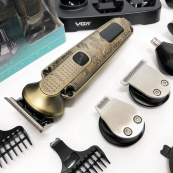 Набір для стрижки VGR 6 в 1 V-095, 16 насадок, Багатофункціональна акумуляторна машинка для стрижки. Зображення №17