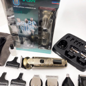 Набір для стрижки VGR 6 в 1 V-095, 16 насадок, Багатофункціональна акумуляторна машинка для стрижки. Зображення №19