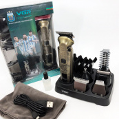 Набір для стрижки VGR 6 в 1 V-095, 16 насадок, Багатофункціональна акумуляторна машинка для стрижки. Зображення №22