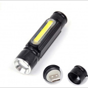Фонарик портативный светодиодный Police BL-516/616-T6-COB с USB-зарядкой, магнитом и функцией зума. Изображение №3 Фонарик портативный светодиодный Police BL-516/616-T6-COB с USB-зарядкой, магнитом и функцией зума. Изображение №3
