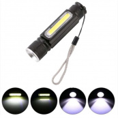 Фонарик портативный светодиодный Police BL-516/616-T6-COB с USB-зарядкой, магнитом и функцией зума. Изображение №4 Фонарик портативный светодиодный Police BL-516/616-T6-COB с USB-зарядкой, магнитом и функцией зума. Изображение №4