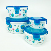 Набір пластикових судків UNIQUE UN-1512. Колір: блакитний. Зображення №4