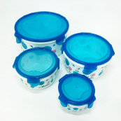 Набір пластикових судків UNIQUE UN-1512. Колір: блакитний. Зображення №5