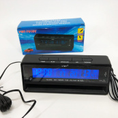 Автомобильные часы с термометром и вольтметром VST-7010V. Изображение №2