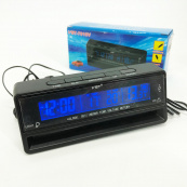 Автомобильные часы с термометром и вольтметром VST-7010V. Изображение №4