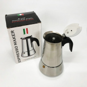 Кавоварка гейзерна Unique UN-1902 на 6 чашок 270 мл, Гейзерна кавоварка для електроплити. Зображення №7