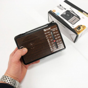 Радіоприймач GOLON RX-608 всехвильовий на батарейках + підтримка USB/microSD/MP3/WMA. Зображення №5