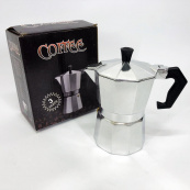 Гейзерна кавоварка UNIQUE UN-1913 алюмінієвий корпус, бакелітова ручка, 9 чашок. Зображення №13