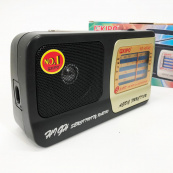 Радіоприймач KIPO KB-408 AC потужний радіо FM c usb живлення від батареї R20 або від мережі. Зображення №4