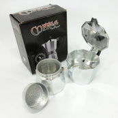 Гейзерна кавоварка UNIQUE UN-1911 алюмінієвий корпус 3 порції для меленої кави. Зображення №7