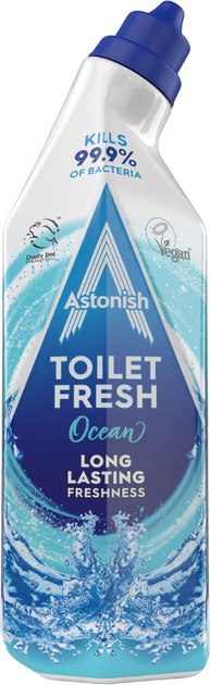 Гель для чищення туалету Astonish Ocean 750 мл Гель для чищення туалету Astonish Ocean 750 мл