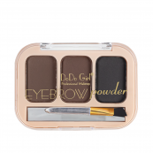 Тіні для брів 3 кольори DoDo Girl Eyebrow Powder ВР003, (набір 3 шт в асортименті). Зображення №3
