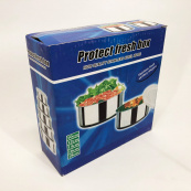 Набір харчових контейнерів Unique UN-1515 5 шт із нержавіючої сталі. Зображення №21