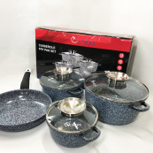 Набор посуды UNIQUE UN-5521 7 предметов, Кастрюля для готовки на плите, Фирменные наборы кастрюль. Изображение №12 Набор посуды UNIQUE UN-5521 7 предметов, Кастрюля для готовки на плите, Фирменные наборы кастрюль. Изображение №12