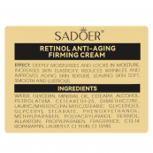 Крем для обличчя антивіковий із ретинолом Sadoer Retinol Anti-Aging Firming Cream. Зображення №3 Крем для обличчя антивіковий із ретинолом Sadoer Retinol Anti-Aging Firming Cream. Зображення №3