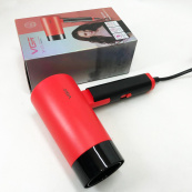 Фен із складною ручкою для волосся VGR V-426 2000Вт, Стильний фен для укладання волосся. Колір: червоний. Зображення №18 Фен із складною ручкою для волосся VGR V-426 2000Вт, Стильний фен для укладання волосся. Колір: червоний. Зображення №18