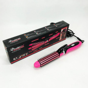 Плойка-праска 3в1 Geemy GM-2922, Сучасні щипці для завивки волосся, Прилад для завивки. Колір: рожевий. Зображення №5