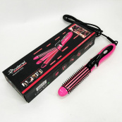 Плойка-праска 3в1 Geemy GM-2922, Сучасні щипці для завивки волосся, Прилад для завивки. Колір: рожевий. Зображення №9