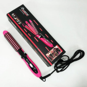 Плойка-праска 3в1 Geemy GM-2922, Сучасні щипці для завивки волосся, Прилад для завивки. Колір: рожевий. Зображення №10