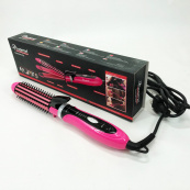 Плойка-праска 3в1 Geemy GM-2922, Сучасні щипці для завивки волосся, Прилад для завивки. Колір: рожевий. Зображення №11