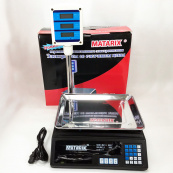 Ваги товарні Matarix MX-411+ на 50 кг, Ваги торговельні з табло, Ваги торговельні настільні зі стійкою. Зображення №3