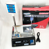 Ваги товарні Matarix MX-411+ на 50 кг, Ваги торговельні з табло, Ваги торговельні настільні зі стійкою. Зображення №4