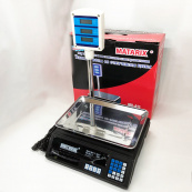 Ваги товарні Matarix MX-411+ на 50 кг, Ваги торговельні з табло, Ваги торговельні настільні зі стійкою. Зображення №11