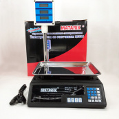 Ваги товарні Matarix MX-411+ на 50 кг, Ваги торговельні з табло, Ваги торговельні настільні зі стійкою. Зображення №12