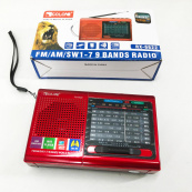 Портативна стовпчик радіо MP3 USB Golon RX-6622. Колір: червоний. Зображення №6