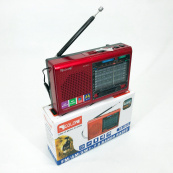 Портативна стовпчик радіо MP3 USB Golon RX-6622. Колір: червоний. Зображення №8