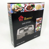 Газова плита DOMOTEC MS-6601 на 1 конфорку. Колір: сірий. Зображення №3