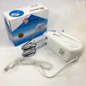 Міксер Domotec MS-1355 ручний з насадками для збивання та для тесту, Зручний міксер для кухні. Зображення №2